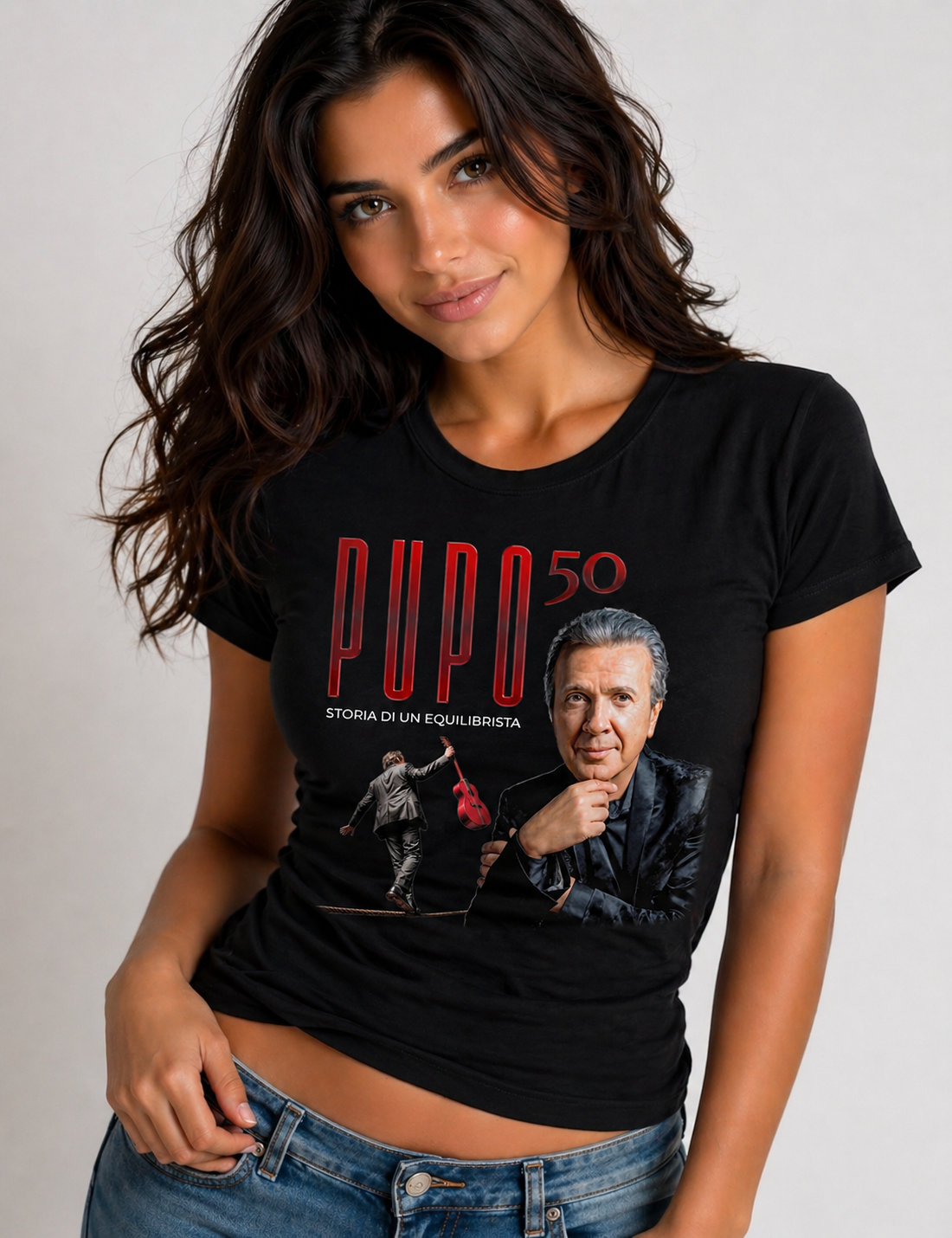 Crew Neck ladies Printed T-shirt
