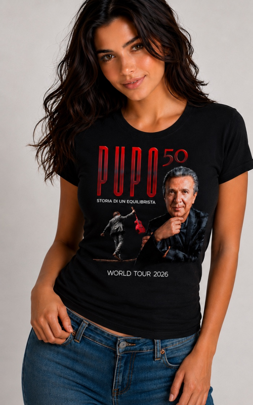 Pupo 50th Anniversary Tour T-Shirt – Limited Edition