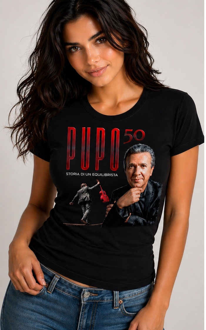 Pupo 50th Anniversary Tour T-Shirt – Limited Edition
