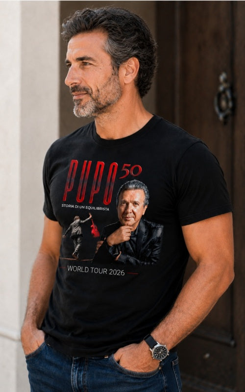 Pupo 50th Anniversary Tour T-Shirt – Limited Edition