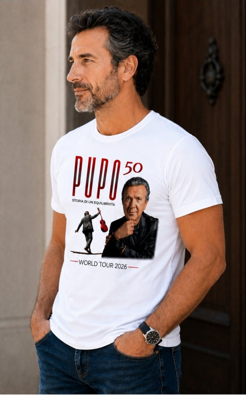 Pupo 50th Anniversary Tour T-Shirt – Limited Edition