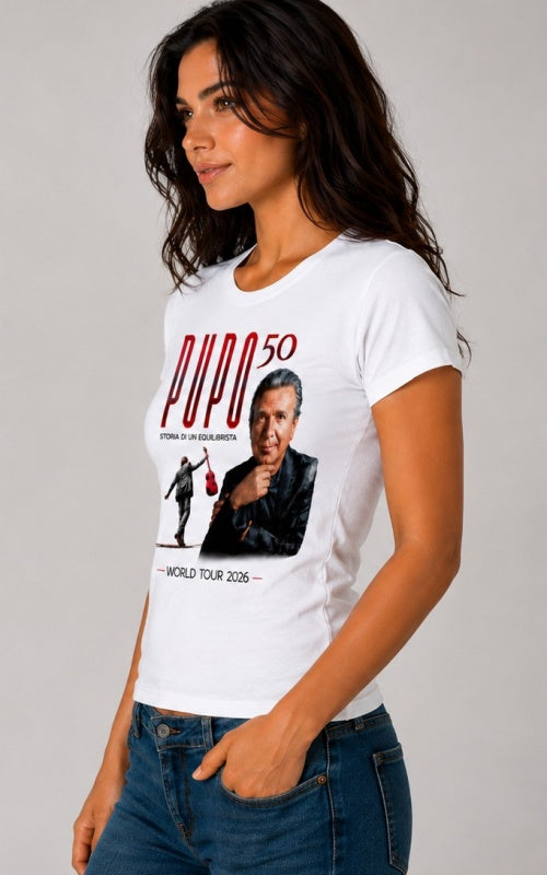 Pupo 50th Anniversary Tour T-Shirt – Limited Edition